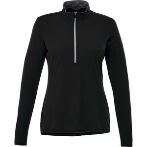 Tri Mark Undecorated TM98304 W-VEGA Tech Half Zip Color Black Size M (New)